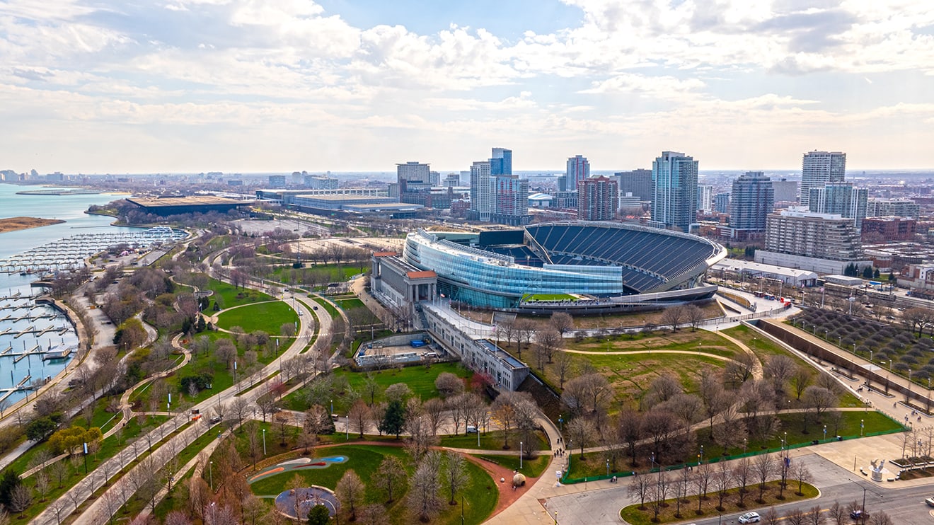 Chicago with Soldier Field