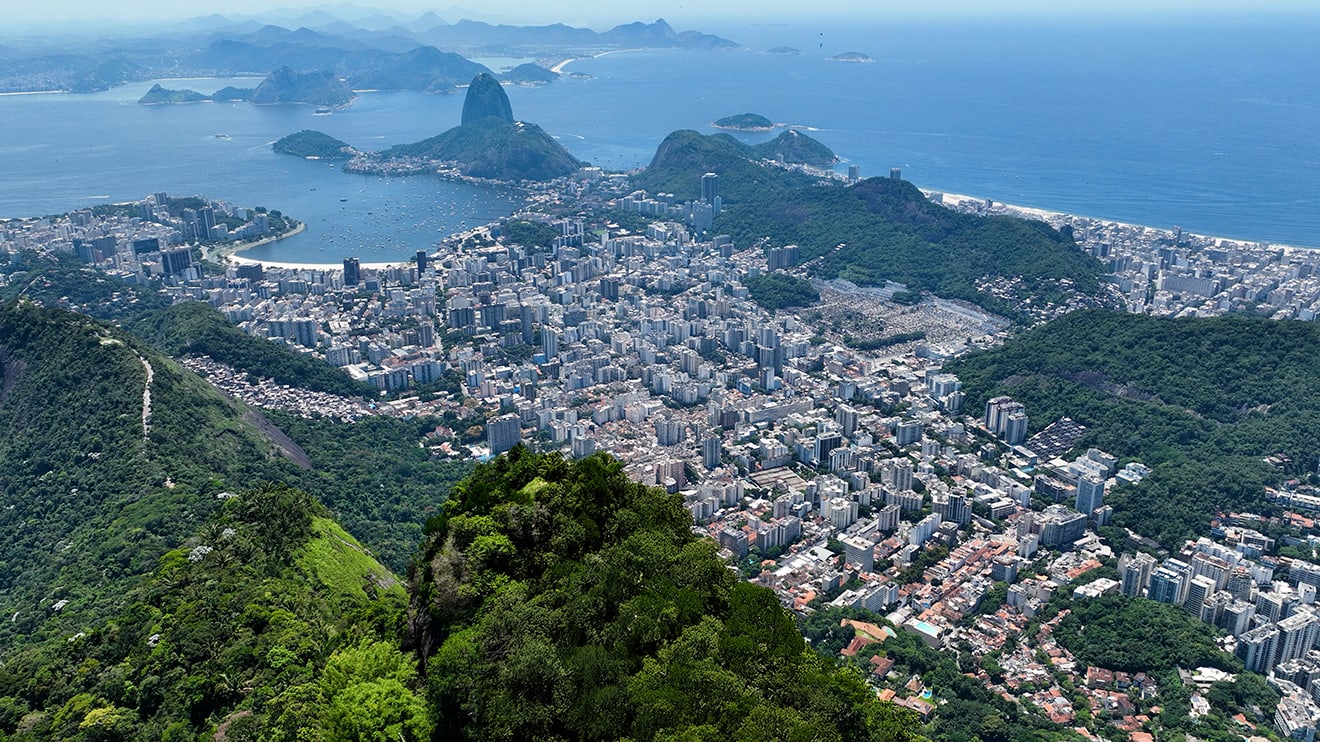 Rio without Christ the Redeemer statue