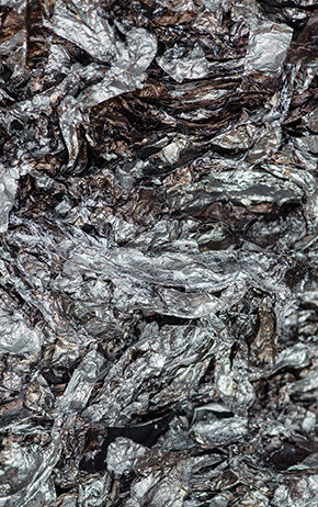 charred aluminum