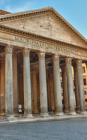 ancient Pantheon building in Rome