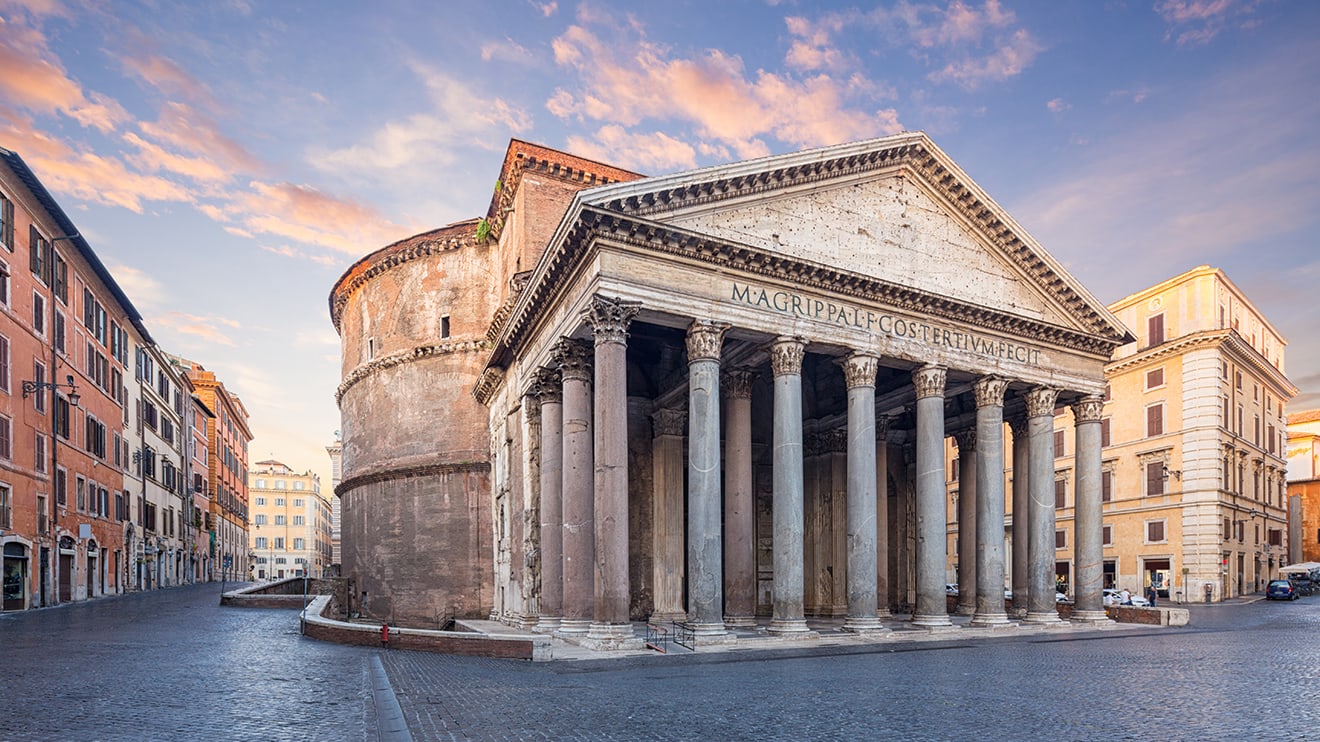 Rome with the Pantheon